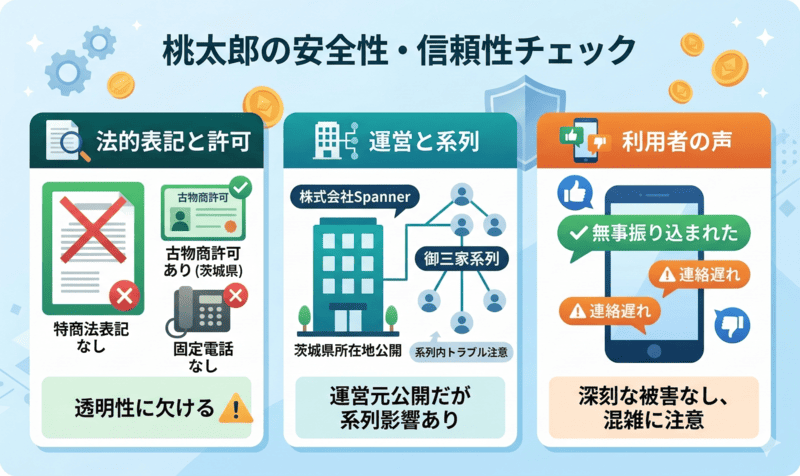 桃太郎の安全性・信頼性は？
