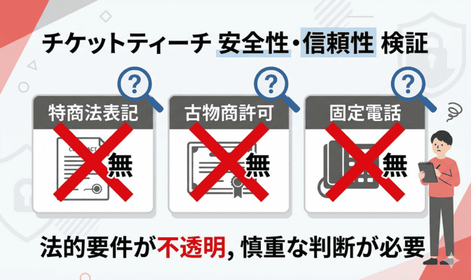 チケットティーチの安全性・信頼性は？